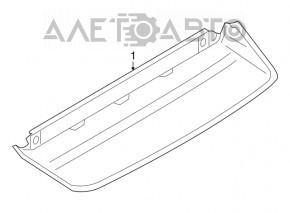 Brake light Audi A4 B8 08-16 sedan, broken