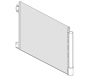 Nissan Sentra 20-24 air conditioner condenser