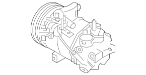 Nissan Rogue Sport 17-18 Air Conditioning Compressor