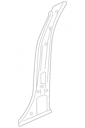 Body pillar central left Chevrolet Bolt 17-