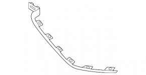 Front bumper molding lower right Mercedes W167 GLE 350 24-26