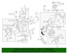 Intercooler pipe left G-class W463 G550 19-24 4.0