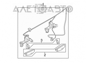 Mazda3 MPS 09-13 rear bumper license plate light