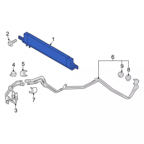 Ford Mustang mk6 15-23 3.7 oil cooler radiator burnt