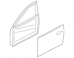 Door bare front right Mazda 6 13-21