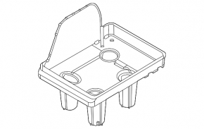 Battery tray 12V Ford Mustang Mach-E 21-23