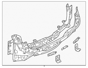 Mazda CX-9 16-23 rear panel kit (4 parts)