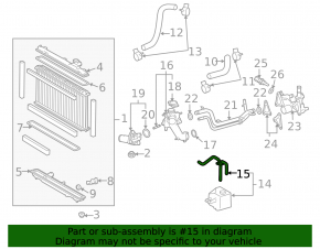 Lexus GS300 GS350 06-11 Coolant Expansion Tank Cap