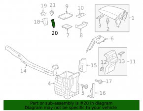 Cigarette lighter center console VW Jetta 19-