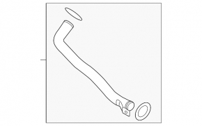 Cooling pipe upper Kia Optima 11-16 2.4 hybrid