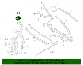 Infiniti QX30 17- Washer Reservoir Cap