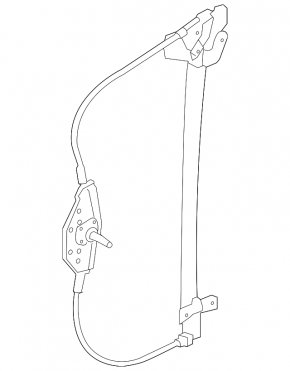 Front left window lift with motor for Ford Transit Connect MK2 13-25