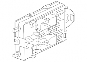 Fuse box under the dashboard Volvo XC60 20-23