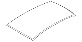 Roof metal BMW 3 F30 4d 12-18 without sunroof