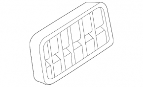 Ventilation shield left Audi Q7 4L 10-15