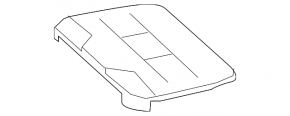 Lexus GS450h inverter trim 06-11 broken guide