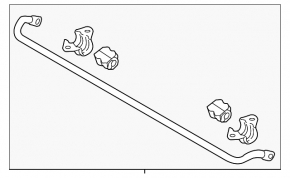 Rear stabilizer bar for Hyundai Ioniq 18-22 PHEV