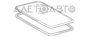 Lexus RX350 RX450h 10-15 Sunroof Glass
