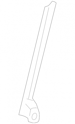 Front right rear door glass guide for Lexus ES250 ES300h ES350 19-26