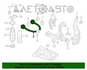 Upper control arm front left Dodge Durango 11-15