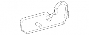 Driver's seat side trim, right, Lexus RX300 RX330 RX350 RX400h 04-08, gray