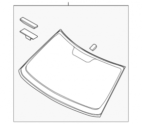 Windshield Kia Soul 14-16