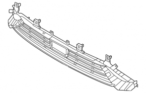 Lower front bumper grille for Kia K5 21-24