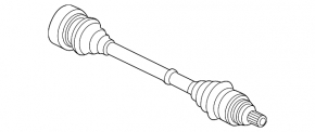Drive axle rear left Audi Q5 8R 11-12 2.0T