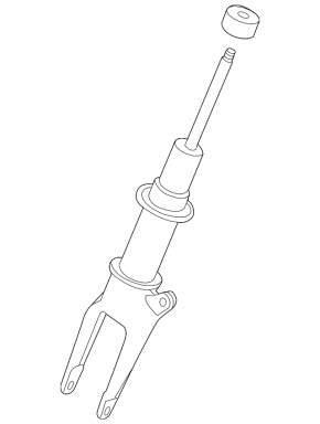 Front left shock absorber for Porsche Panamera 11-16