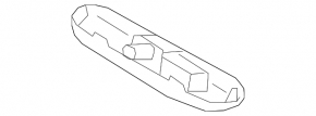 Left windshield washer nozzle for Porsche Panamera 10-16