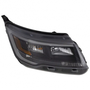 Front right headlight complete Ford Explorer 16-18 halogen + LED dark