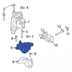 Engine mount left Ford Ecosport 18-21 1.0T