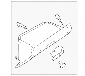 Glove box, glove compartment Mazda6 09-12