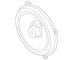 Speaker door front left Mazda 3 14-18 BM Bose