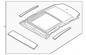 Metal roof Ford Escape MK4 20-24 for panorama, sawed off