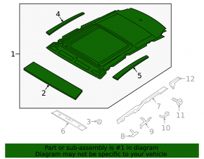 Metal roof Ford Escape MK4 20-24 for panorama, sawed off