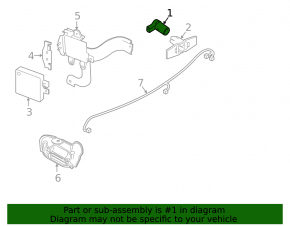 Rear Bumper Parking Sensor for Infiniti M Q70 16-19