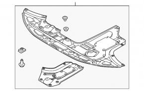 Engine protection Hyundai Palisade 20-25