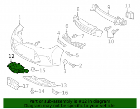 Engine guard right Toyota Avalon 16-18 rest TYC