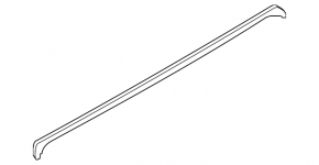Upper tailgate seal BMW X3 G01 18-21 on the body