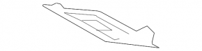 Front right fender liner for Lexus LX570 16-21 rest.