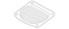 Subwoofer grille under driver's seat BMW 3 F30 12-18
