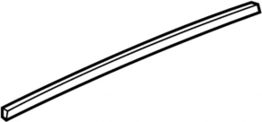 Roof rails 2 pcs with overlays Infiniti FX35 FX45 03-08 chrome, cracks in fasteners, scratches