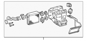 Heater assembly for Lexus IS250 IS300 IS350 06-06