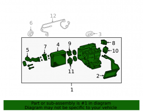 Heater assembly for Lexus IS250 IS300 IS350 06-06