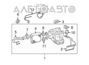 Heater assembly for Lexus IS250 IS300 IS350 06-06