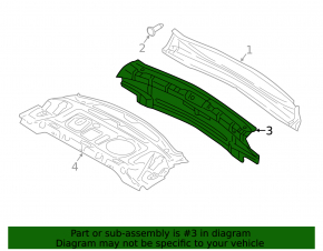 Audi A4 B9 17 Rear Panel - OEM Interior