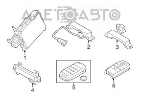 Smart Key Kia Soul 14-16