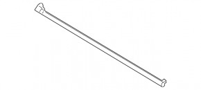Lower front left door seal for Porsche Taycan 20-26
