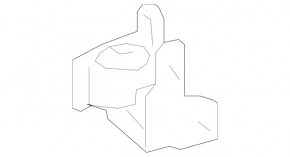 Door hinge lower front left Mercedes C-class W205 15-21